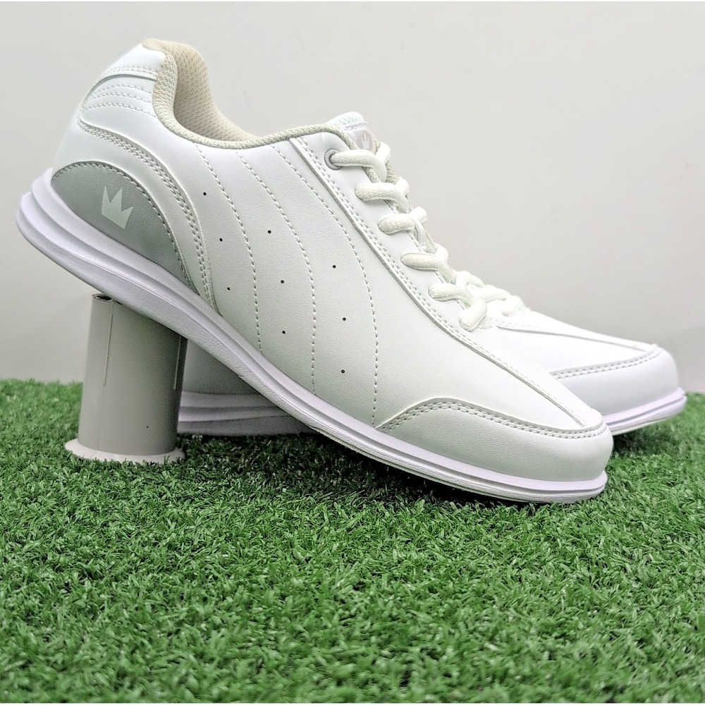 Brunswick Mystic Bowling Shoes Women's Size 7.5 M Medium White Silver - Sneakers